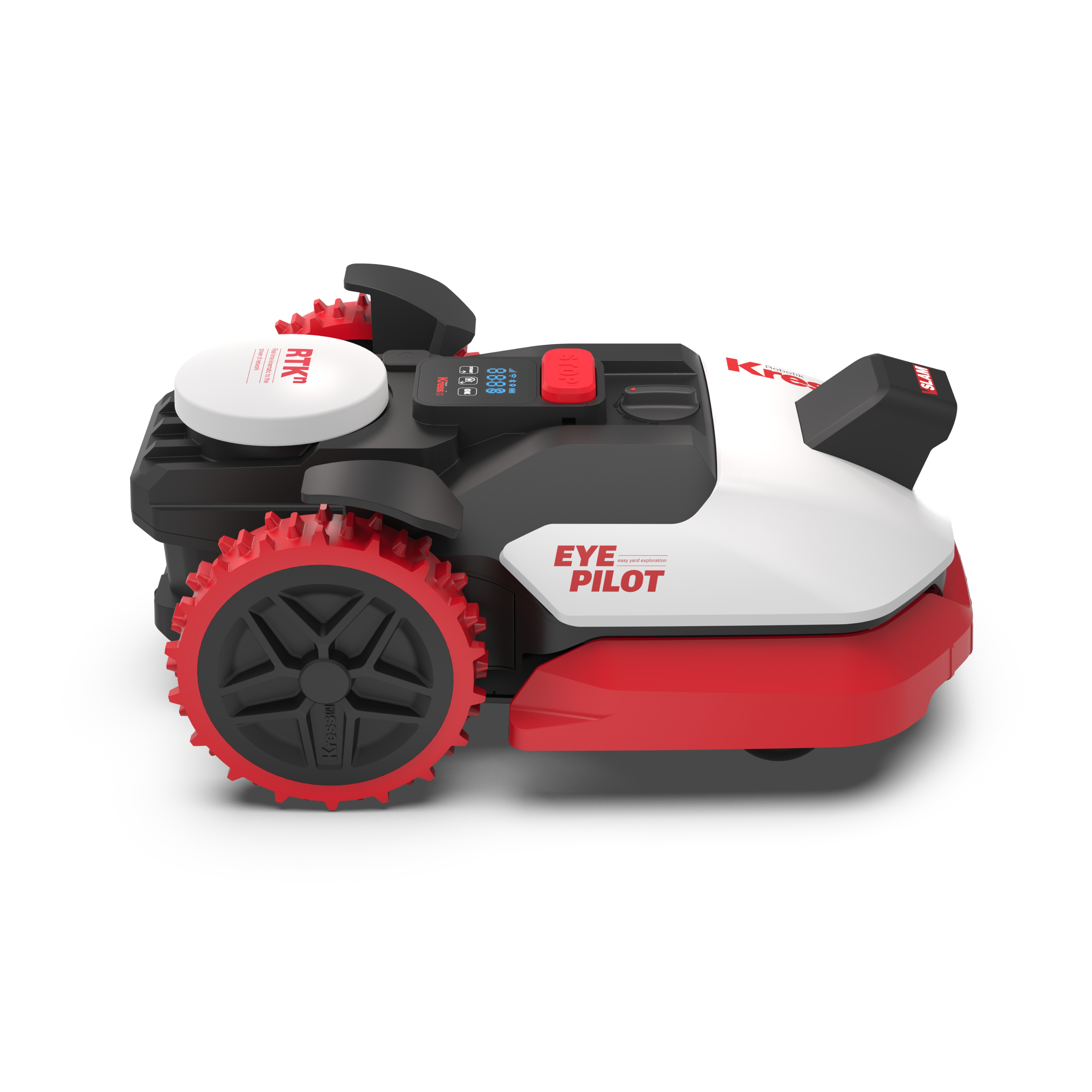 Kress EyePilot® RTKⁿ 1000 m² AI robotic lawn mower with Mono VSLAM Camera